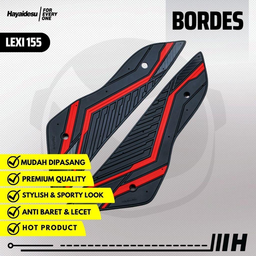 Thảm để chân Hayaidesu cho Yamaha Lexi 155 cao cấp chính hãng EnerSpeed