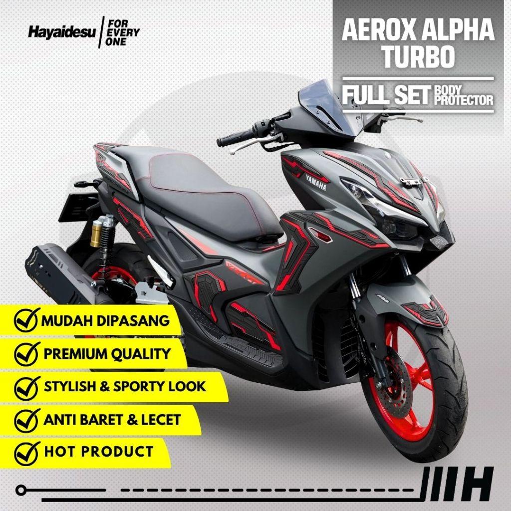 [Combo Full Xe - Màu Đỏ] Bộ ốp bảo vệ toàn thân Hayaidesu cho Yamaha NVX V3 (Tiêu chuẩn/SP/GP) chính hãng EnerSpeed