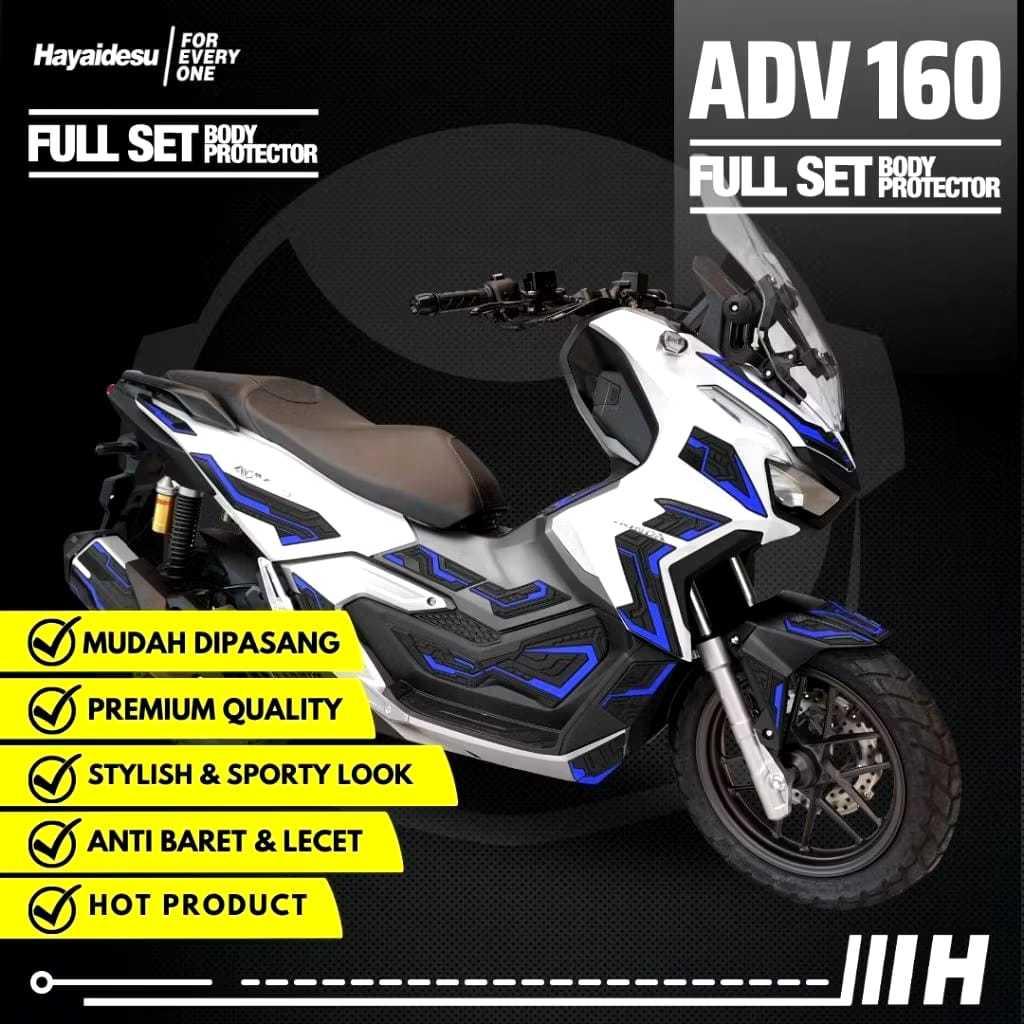 [Combo Full Xe - Màu Xanh] Miếng dán bảo vệ chống trầy Hayaidesu cho Honda ADV 160 cao cấp chính hãng EnerSpeed