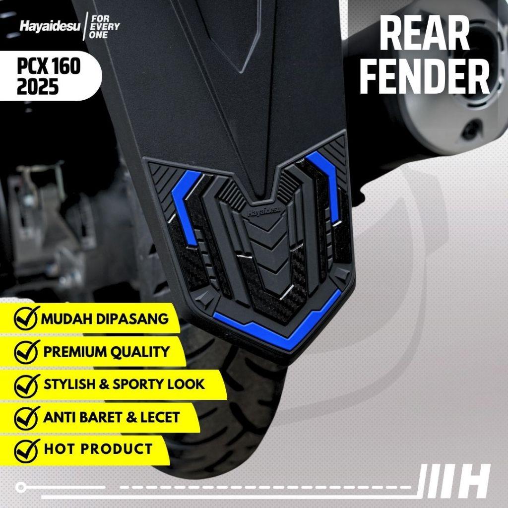 Miếng dán bảo vệ dè sau Hayaidesu cho Honda PCX 160 2025 (CBS/ABS/RoadSync) chống trầy xước chính hãng EnerSpeed