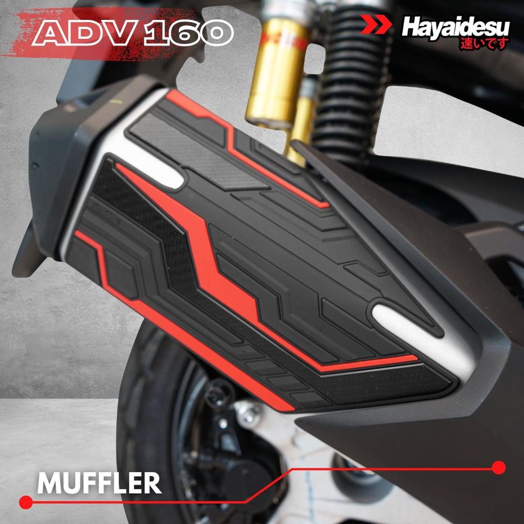 Miếng dán bảo vệ pô Hayaidesu cho Honda ADV 160 chống trầy xước chính hãng EnerSpeed