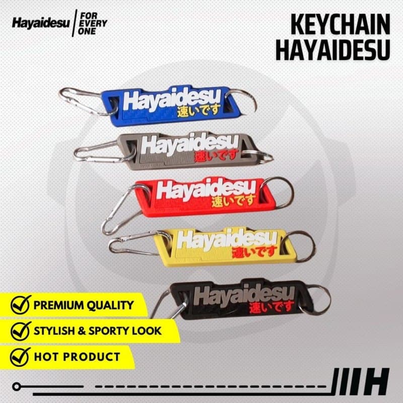 Keychain Hayaidesu 5 màu